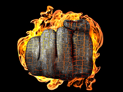Fire punch illustration