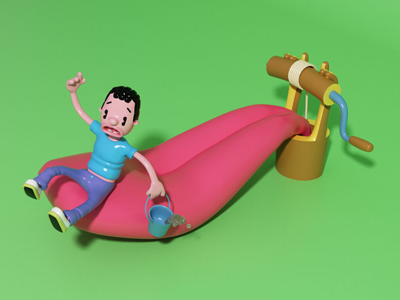 Well 3d illustration