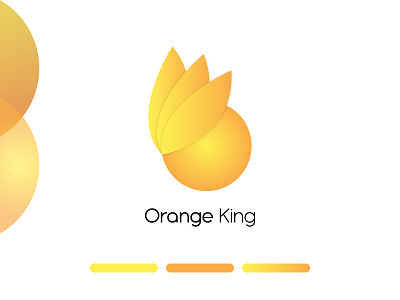 Orange King Logo Design abstract app icon brand design brand identity branding branding design business logo creative graphic design identity logo logo design logo designer logo mark logos logotype modern logo o logo orange logo shorif770