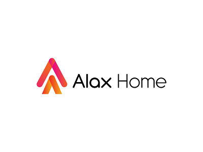 Alax Home Logo Design abstract app icon brand design brand identity branding branding design business logo company logo creative gradient graphic design home logo logo design logo designer logo idea logos logotype modern logo shorif770