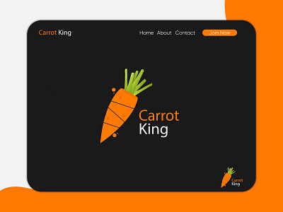 Carrot King logo design - Carrot Logo abstract abstract logo app icon brand design brand identity branding branding design business logo carrot logo carrots colorful logo logo logo design logo designer logo idea logo inspiration logos logotype modern logo shorif770