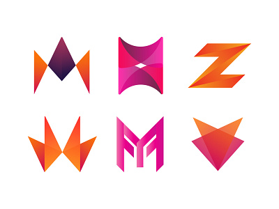 6 Gradients Logo Pack