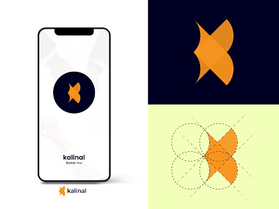 Kalinal logo Design-  K logo design