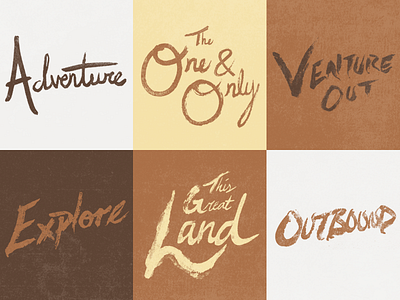 Exploration Series explore lettering typography