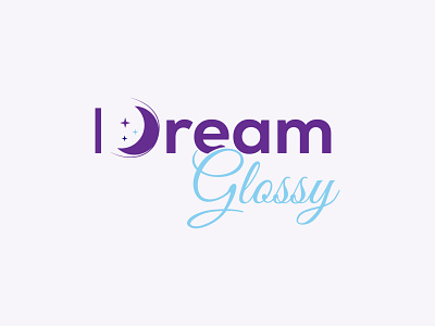 I Dream Glossy brand identity branding design graphicdesign logo logo maker logodesign logos logotype text logo typography vector