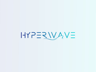 Hyperwave brand identity branding design graphicdesign logo logo maker logodesign logos text logo typography