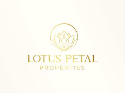 Lotus Petal Properties brand identity branding design flat logo design graphicdesign logo icon logo maker logodesign logos minimal