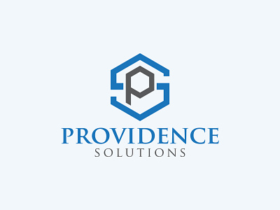 Providence Solutions brand identity branding flat logo design graphicdesign logo icon logo maker logodesign logos text logo typography