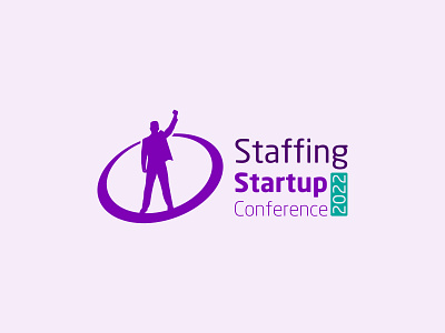 Staffing Startup Conference 2022 Logo Design 2022 logo brand identity branding conference logo flat logo design graphicdesign logo logo maker logodesign logos modern logo staffing logo text logo