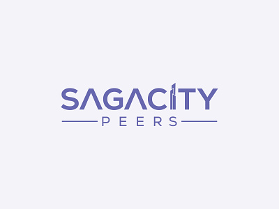 Sagacity Peers Logo Design brand identity branding city logo design flat logo design graphicdesign logo logo maker logodesign logos modern logo peers logo real estate logo saga logo sagacity logo text based logo text logo unique logo