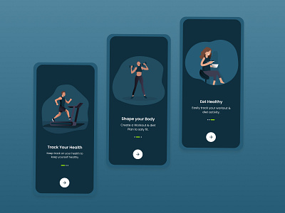 Minimal fitness app splash screen UI Designs app app design app inspiration app start screens fitness fitness app fitnessapp mobile design mobile inspiration splash screen ui inspiration uidesign uiinspiration ux uxdesign