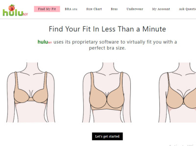 HuluNY Bra Fit Finder - Perfect Size Bra by HuLu Ny on Dribbble