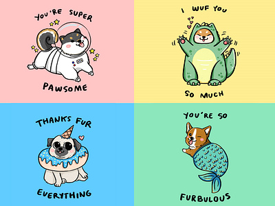 Greetings Sticker Set