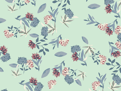 Summer Pastel Floral Design - C