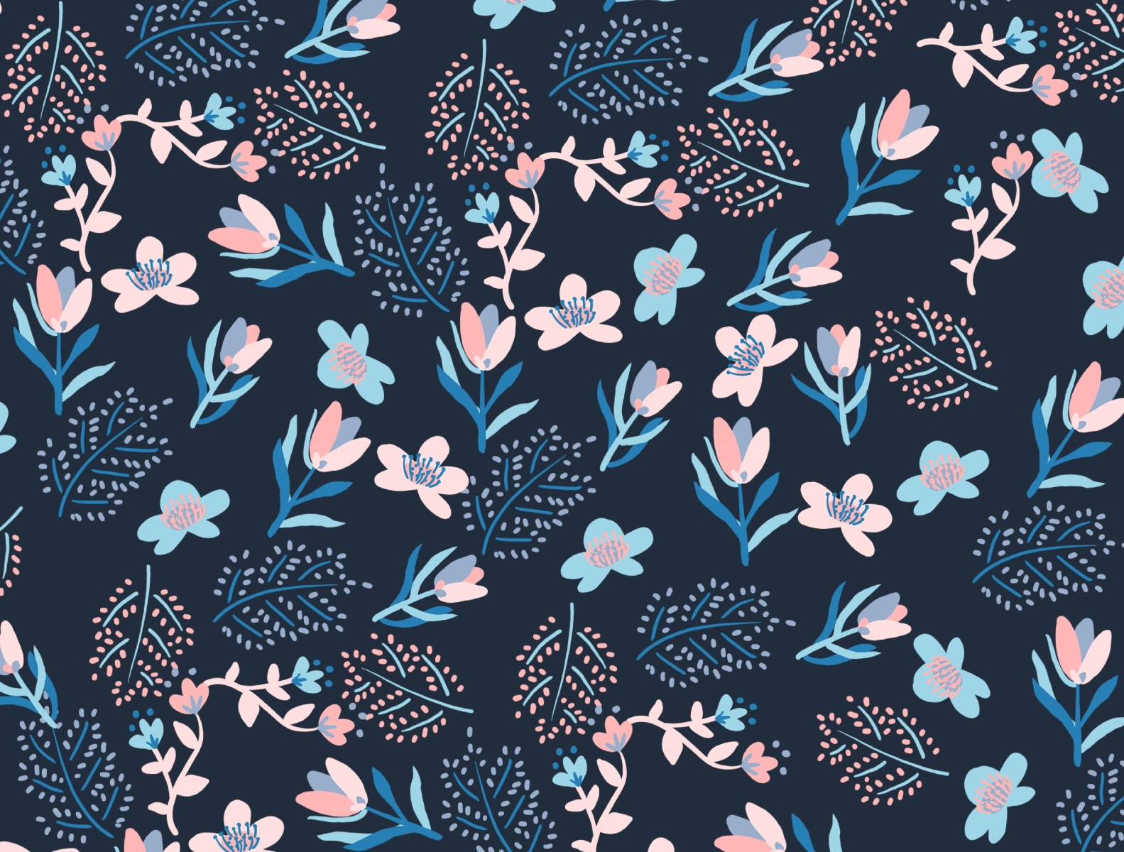 Cute Hand-drawn Floral Design - A by Angel Raymundo on Dribbble