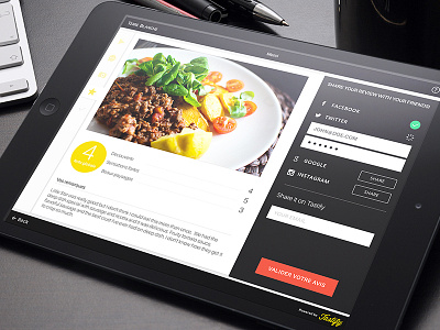 Tastify iPad app