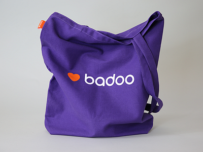 Badoo identity badoo brand brandbook guidelines identity logo orange purple stationary typography