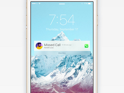 iOS 10 Card Concept apple design ios ios10 redesign ui