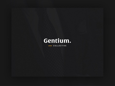 Gentium Collective branding design fashion graphic lifestyle luxury