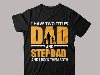 DAD T-shirt Design fiverr t shirt graphic design illustration merch by amazon motion graphics