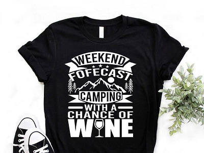 Camping T-shirt Design