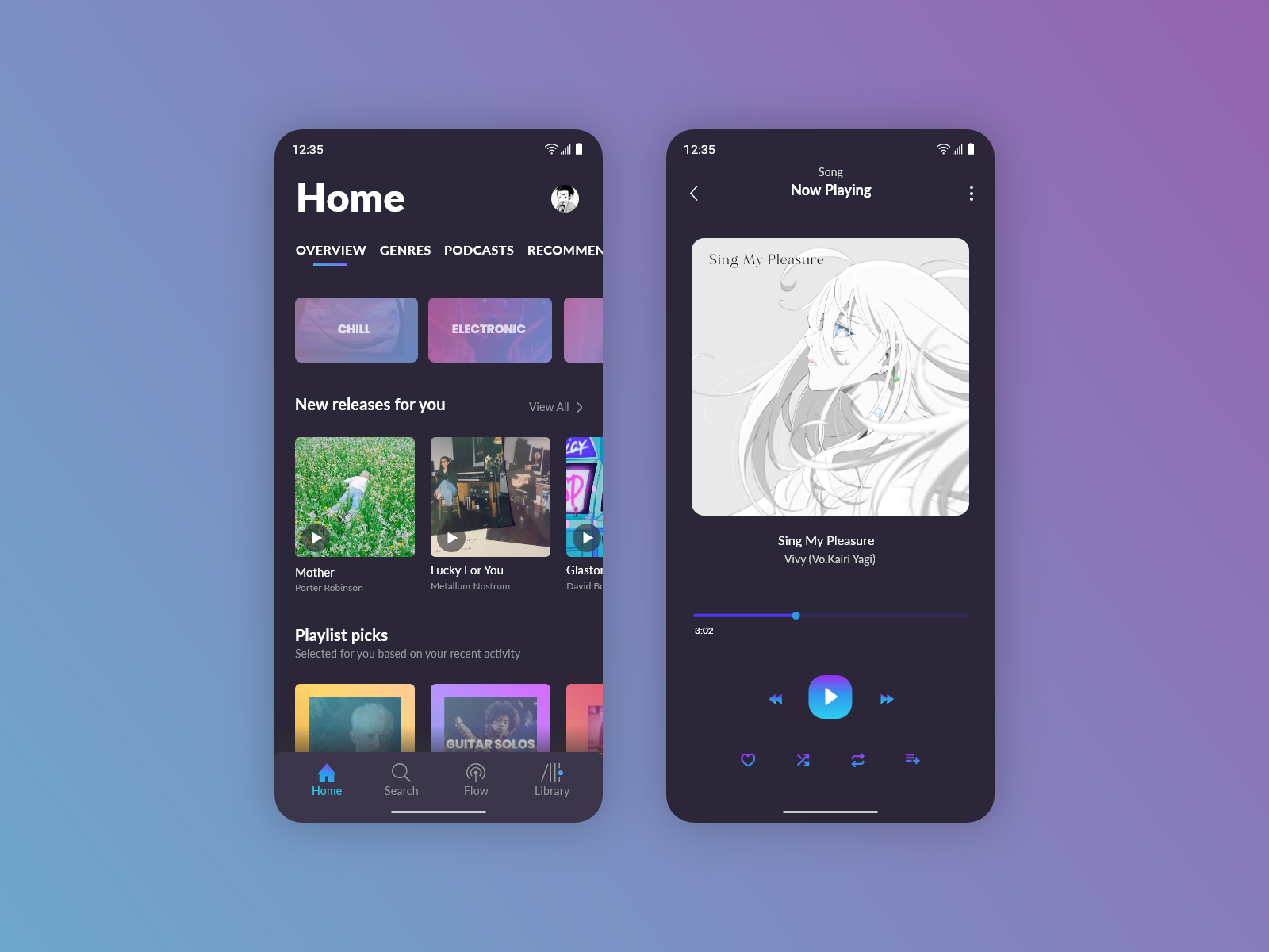 Music App Design Exploration by Ismail on Dribbble