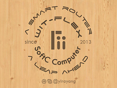 WIT-FLEX computer history logo router seal slogan wood