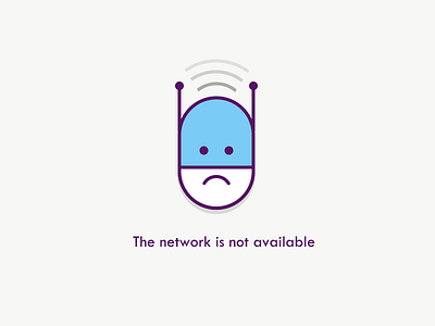 The Network Is Not Available icon medical wifi