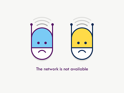 The Network Is Not Available icon