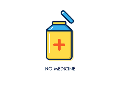 No Medicine icon medical medicine