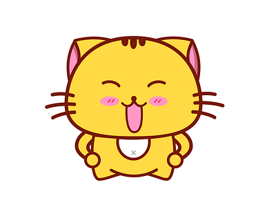 the yellow cat cat icon