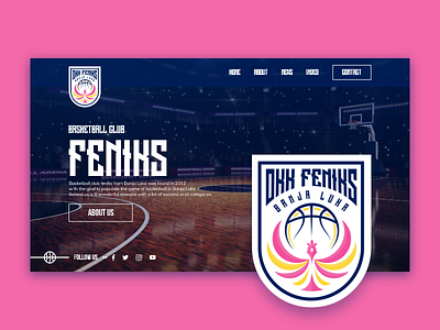 Basketball Club Website Design