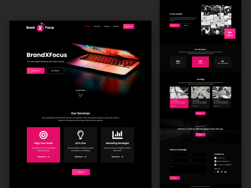 Technology Dark Website Design by Stefan Grabljic on Dribbble
