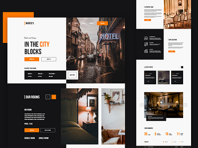 Hotel Website UI Design