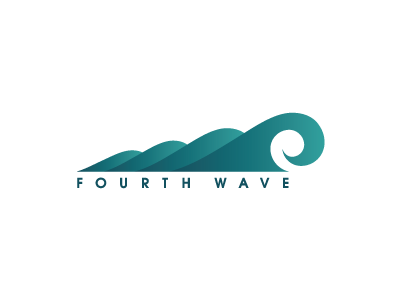 4th Wave identity logo wave