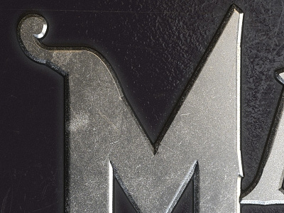 M A Test30 Font Closeup