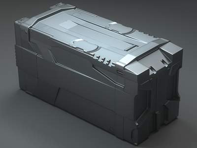 scifi box prop