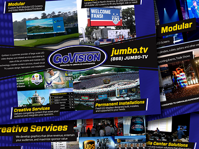 GoVision Promotional Brochure brochure layout multipage