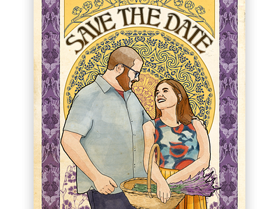 Save The Date Illustration