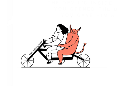 You gave the devil a ride art artist artwork artworks devil digital digitalartwork digitalillustration illustration procreate procreateapp