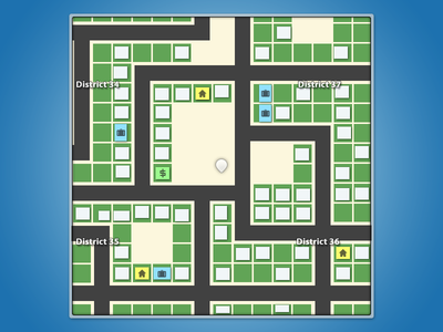 Mini-Map blue game green map mini map mini map minimap ui