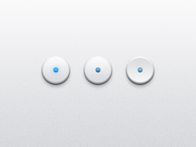 Minimalist Elevator Buttons blue button elevator light minimal round round button shadow ui white