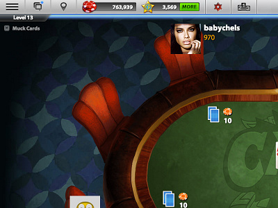 Poker UI bar casino game poker poker table table ui video game