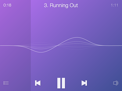 Howler Audio Player Demo audio audio player howler music play player purple song volume waveform