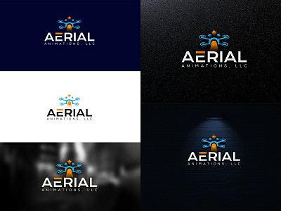 Aerial drone show logo