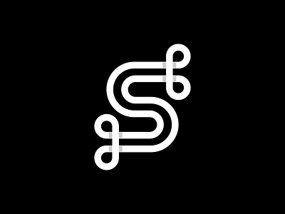 Letter S Logo alphabet creative design letter letters line logo modern monogram monoline s simple