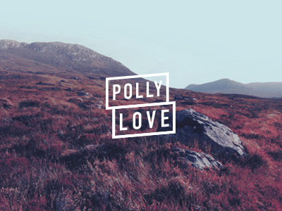 Pollylove logotype identity logo logotype minimal pollylove