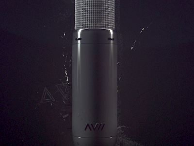 AVII - Microphone audio avii c4d microphone product design video