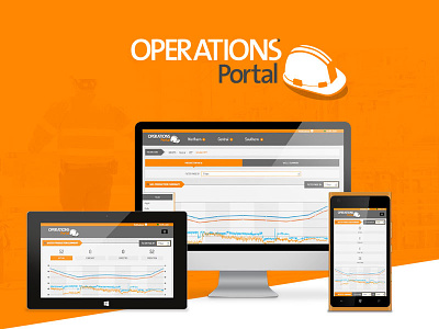 Operations Portal business intelligence responsive design sharepoint ui ux visual design