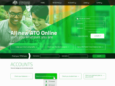 ATO Home Page Concept